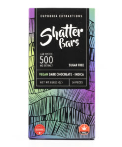 Indica Vegan Dark Chocolate Shatter Bar (Euphoria Extractions)
